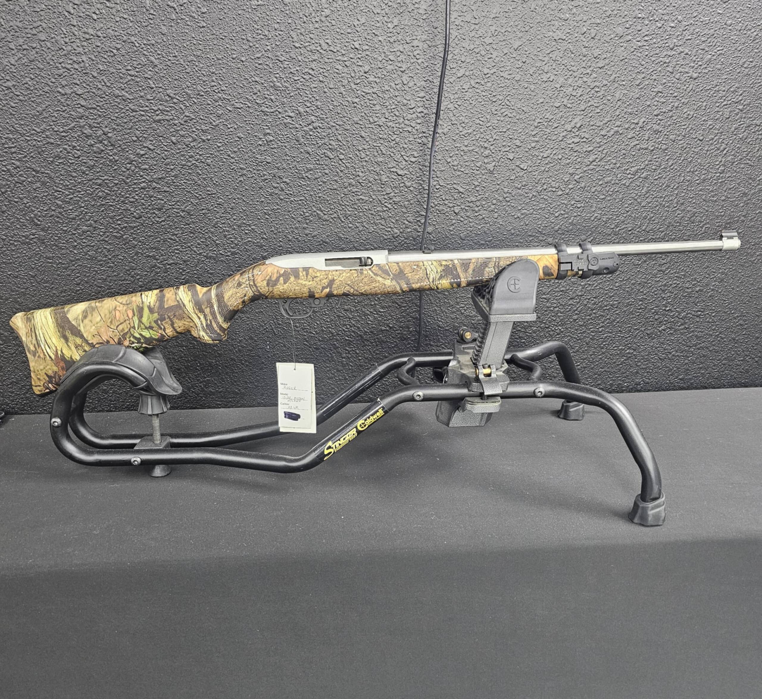 Ruger 10/22 Carbine Camo Synthetic Stock w/ Crimson Trace Laser .22LR