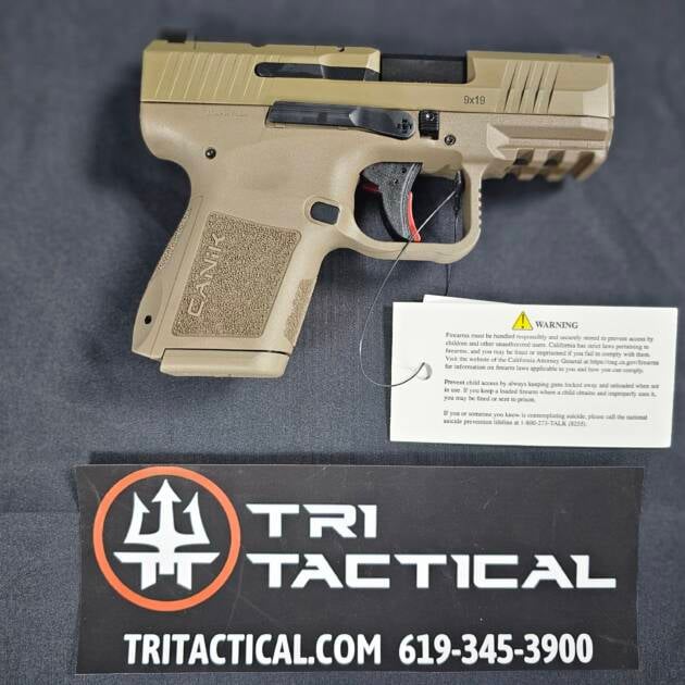 Canik Mete MC9 Tan 9mm (CA COMPLIANT)